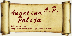 Angelina Palija vizit kartica